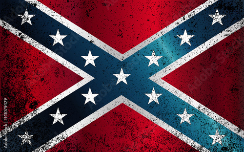 Fotografía Confederate Civil War Flag Grunge