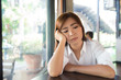 © chajamp - Woman so sad at coffee shop