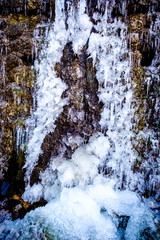 Wall Mural - frozen waterfall