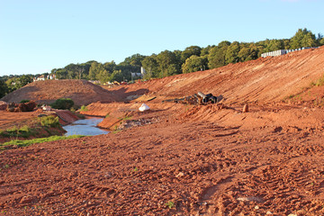 Wall Mural - road construction site