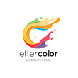 Colorful Letter C Logo Template