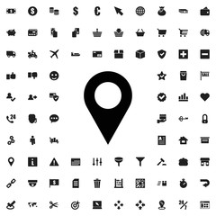 Poster - Location icon illustration