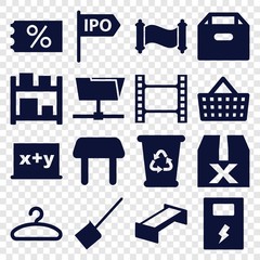 Sticker - Set of 16 empty filled icons