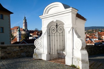 Wall Mural - Castle and historic town Cesky Krumlov in the southern Bohemia, Czech republic