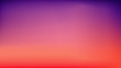 Purple Sunset Blurred Vector Background. Purplish Red Orange Gradient Mesh. Trendy Out-of-focus Effect. Dramatic Saturated Colors. HD format Proportions. Horizontal Layout.