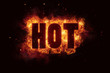 Fiery hot summer sale design template burn flame