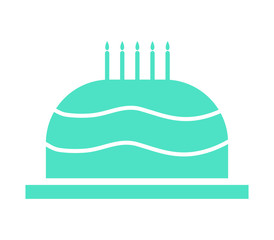 Sticker - cake icon