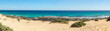 wunderschöne Strände und Küstenlandschaft bei den Dünen des  Parque Natural de Corralejo auf Fuerteventura 