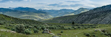 Scenic Overlook From Mammoth Hot Springs Montana