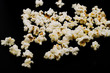 © shabunine - Fresh popcorn on black background