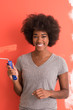 © .shock - black woman painting wall