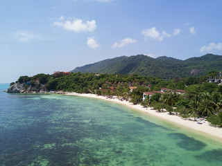 Wall Mural - Aerail Bottle beach view, Koh Phangan, Thailand