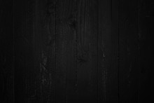 Black Wood Texture For Design And Background.