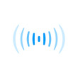 wifi signal connection sound radio wave logo symbol