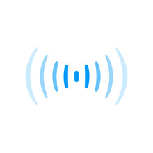 Wifi Signal Connection Sound Radio Wave Logo Symbol