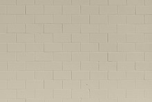 Clean, Freshly Painted, Tan, Generic, Brick Cinder Block Wall Background.
