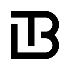 b and t logo vector.