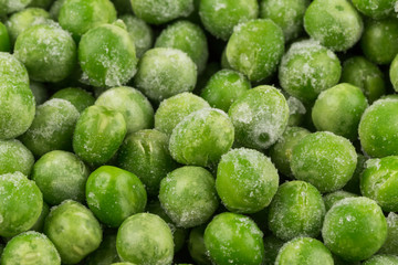 Green frozen peas