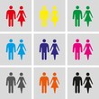 © vectori1 - man and woman icon stock vector illustration flat design
