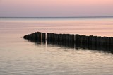 Fototapeta Morze - Sunrise. Chlopy (Peasants) - Polish city. Polish Baltic Sea in 2013