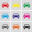 © vectori1 - car icon stock vector illustration flat design