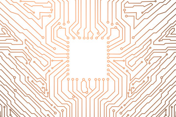 empty square on circuit board