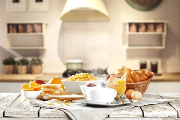 Wall Mural - breakfast time