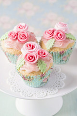 Poster - Pastel colored cupcakes