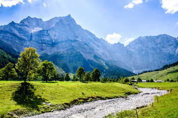 Canvas Print - karwendel mountains