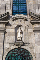 Sticker - Close up of catholic Carmelite Church in Porto, Portugal