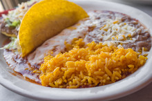 Mexican Taco Enchilada Tostada