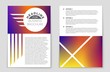 © happyvector071 - Abstract vector layout background set. For art template design, list, page, mockup brochure theme style, banner, idea, cover, booklet, print, flyer, book, blank, card, ad, sign, sheet,, a4.