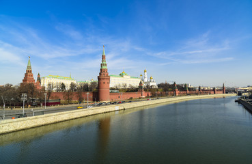 View of the Moscow River and the Kremlin