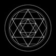 sacred geometry david star symbol illustration