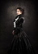 © rodjulian - Stylized portrait of a victorian lady in black