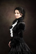 © rodjulian - Stylized portrait of a victorian lady in black