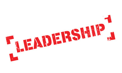 Sticker - Leadership rubber stamp. Grunge design with dust scratches. Effects can be easily removed for a clean, crisp look. Color is easily changed.