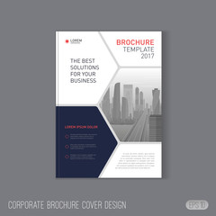 Wall Mural - Brochure cover design template
