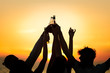 © FS-Stock - Friends Beach Party Drinks Toast Celebration Concept