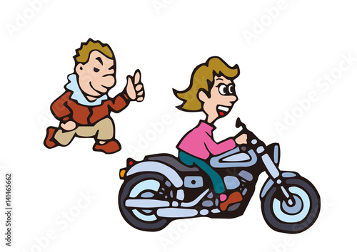 大型バイクイラスト アメリカンバイク Adobe Stock でこのストックイラストを購入して 類似のイラストをさらに検索 Adobe Stock