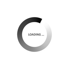 Wall Mural - loading icons. white background