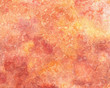 Texture created in watercolor background in shades of fiery tones