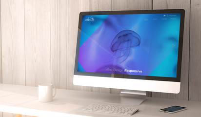 Sticker - desktop computer cool responsive website design