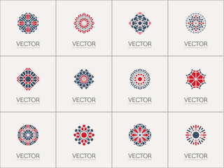 Wall Mural - Vector geometric symbols