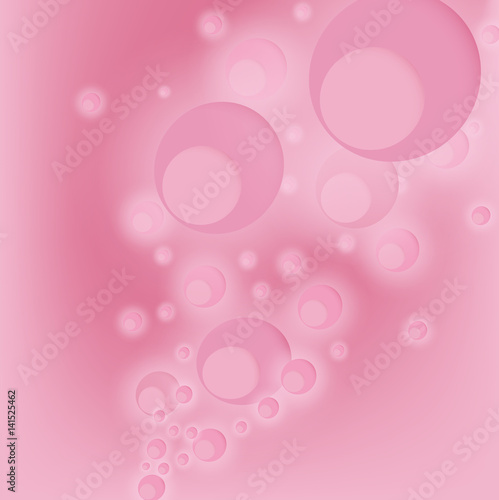 Background of pink circles Stock Vector | Adobe Stock