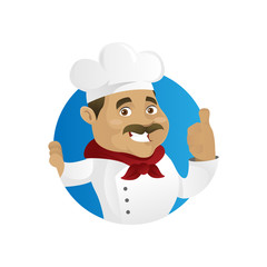 Chef giving thumb up