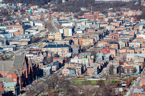 View Of Downtown Cincinnati From The Observation Deck Of The Carew Tower In Winter Buy This Stock Photo And Explore Similar Images At Adobe Stock Adobe Stock