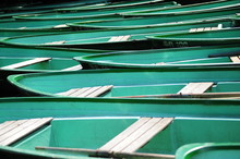 Green Boats For Hire Floating.