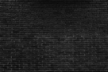 Black Brick Wall Pattern Background