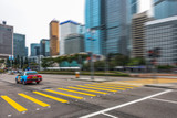 Fototapeta  - urban traffic view in modern city of China.